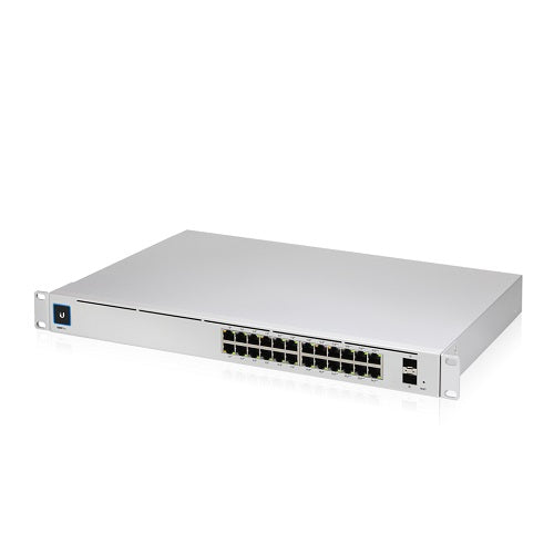 Ubiquiti UniFi 24 port Managed Gigabit Layer2 & Layer3 Switch, Auto-sensing 802.3at PoE+ & 802.3bt PoE, SFP+, Touch Display - 400W GEN2, Ubiquiti UniFi 24 port Managed Gigabit Layer2 & Layer3 Switch, Auto-sensing 802.3at PoE+ & 802.3bt PoE, SFP+, Touch Display - 400W GEN2,